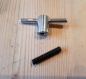 Preview: Flügelmutter für 1/4"-20 Gewindestange T-Bar Luftfilterschraube Edelbrock Holley