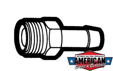 Hose Barb to Male Inverted Flare 1/2