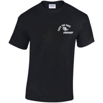 Fuck the Duck Speedshop T-Shirt Black Hot Rod Ford Flathead AM-Speed 