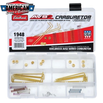 Edelbrock Carburetor Calibration Kit AVS2 1905 1906 650 CFM