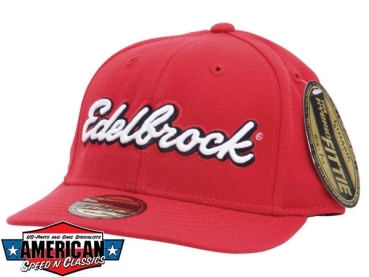 Edelbrock Baseball Cap Rot Flexfit Gr. M - L 56 - 59cm