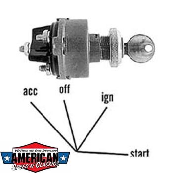 Zündschloss Universal 3/4" Bohrung - Zündschlossschalter - Ignition Switsches