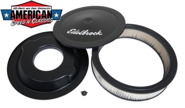 Luftfilter 14x3" Edelbrock Pro Flow Serie Schwarz