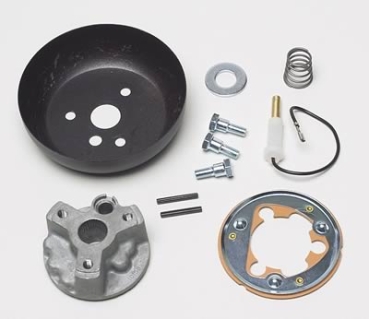 Grant - Steering Wheel Installation Kit, 3-Bolt Mount, Matte Black, Aluminum, Chevy, Kit