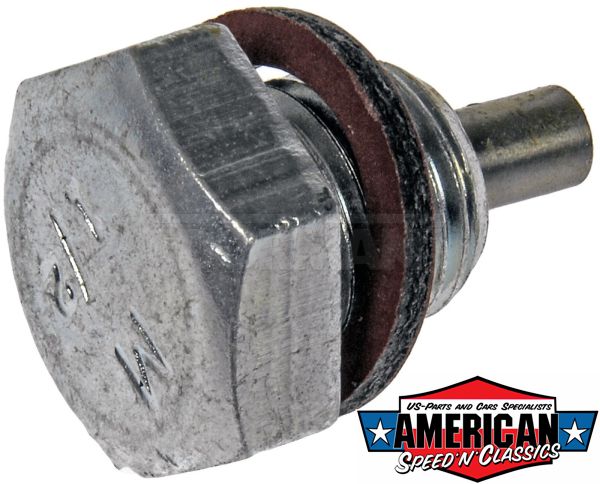 American Speed 'n' Classics - Ölablassschraube 1/2-20 magnetisch 19mm Lang