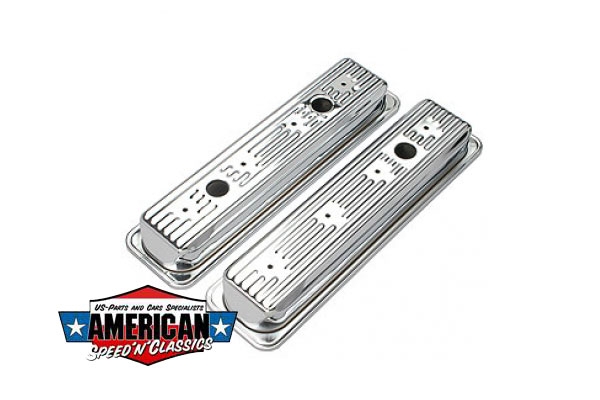 Ventildeckel Chevrolet Small Block ab 1987 Chrom Centerbolt Valve Covers