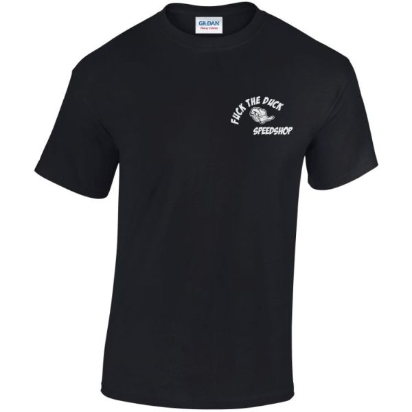 Fuck the Duck Speedshop T-Shirt Schwarz Hot Rod Ford Flathead AM-Speed