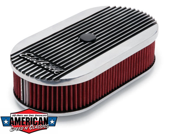 Luftfilter Oval Edelbrock Elite Serie 2 Aluminium