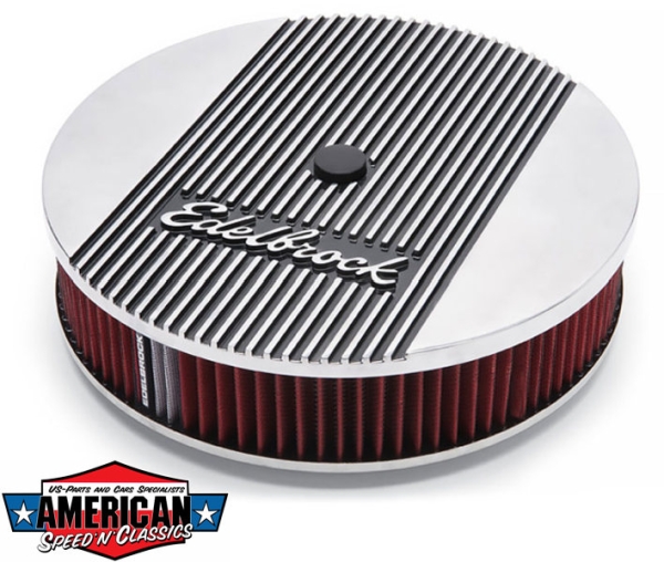 Luftfilter 14x3" Edelbrock Aluminium Elite Serie