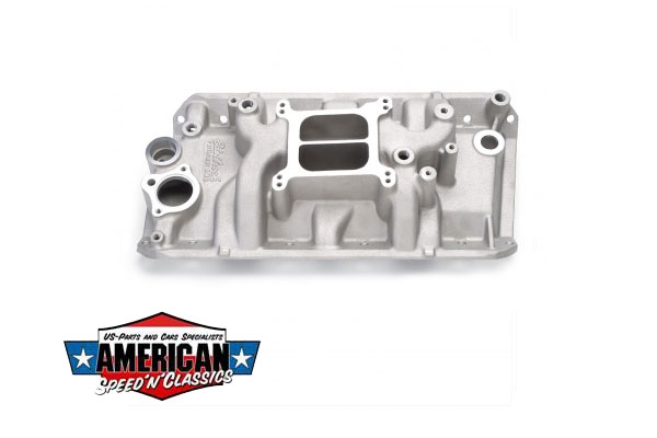 American Speed 'n' Classics - Ansaugbrücke Edelbrock AMC Jeep 304 360 390  401 Ansaugspinne Ansaugplatte