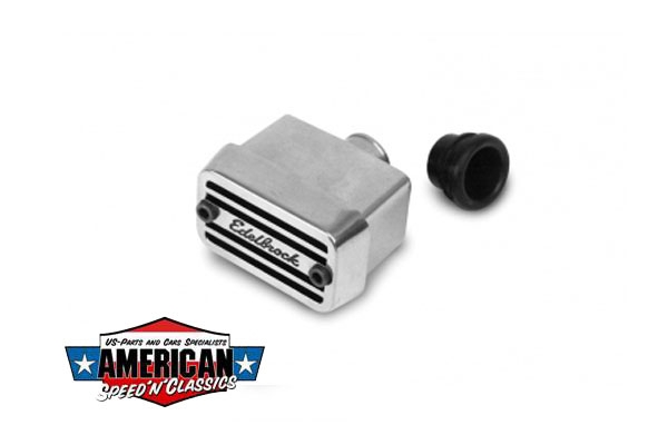 Entlüfter Alu 1" für 1,25" Edelbrock Elite Kurbelwellengehäuseentlüftung Breather Cap